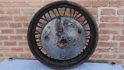 RUEDA / BUJE DELANTEROS CON PLATO PORTAZAPATAS BMW R75 GUERRA  / WEHRMACHT AÑOS 1941 A 1944 