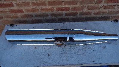 SILENCIOSO DE ESCAPE  LAFRANCONI DGM6950S NEW OLD STOCK   AERMACCHI HARLEY DAVIDSON 350cc SS AÑO 1973 / 1974 