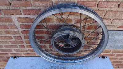 RUEDA / BUJE DELANTERO  AERMACCHI HARLEY DAVIDSON AMF SX350 / SX350 SPRINT AÑOS 1970 A 1974