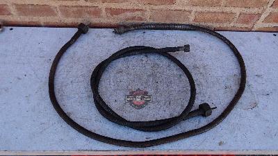 CABLES ORIGINALES CUENTAKILOMETROS STEWART . HARLEY DAVIDSON WLA / KNUCKLEHEAD / PANHEAD / UL / AÑOS 1938 A 1960 