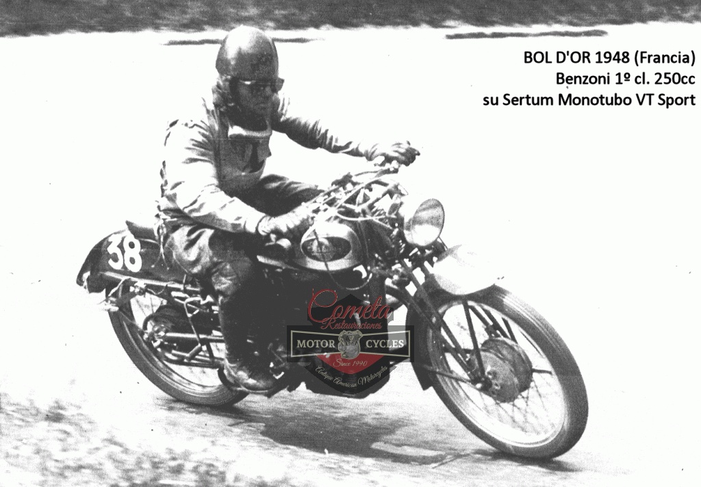 SERTUM VT 250c.c. Super Sport año 1948 Monotubo