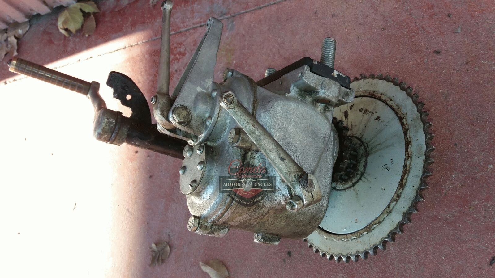 CAJA DE CAMBIOS AJS 500cc  SV OHV OHC M10 R10 S10 AÑOS 1927 A 1931 GEARBOX AJS  HEAVY WEIGHT !