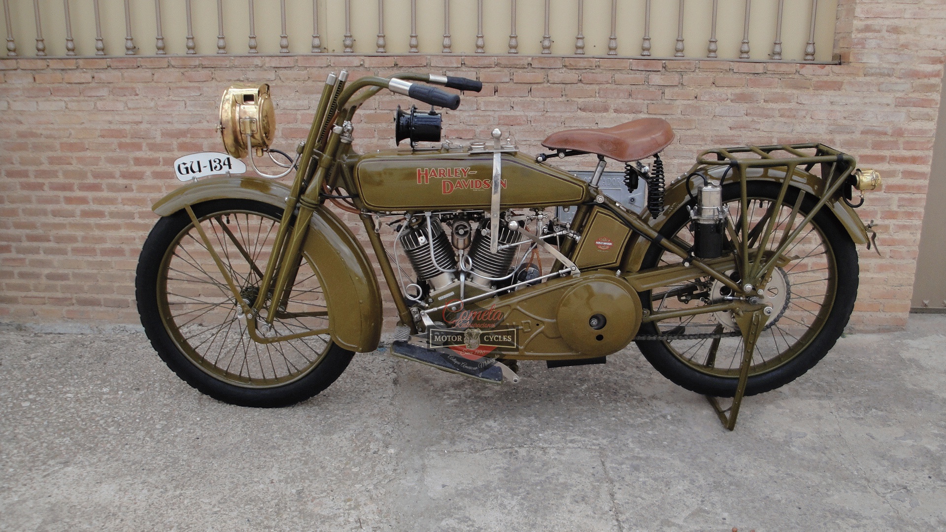 HARLEY DAVIDSON  1921 F MODEL 1000cc IOE!