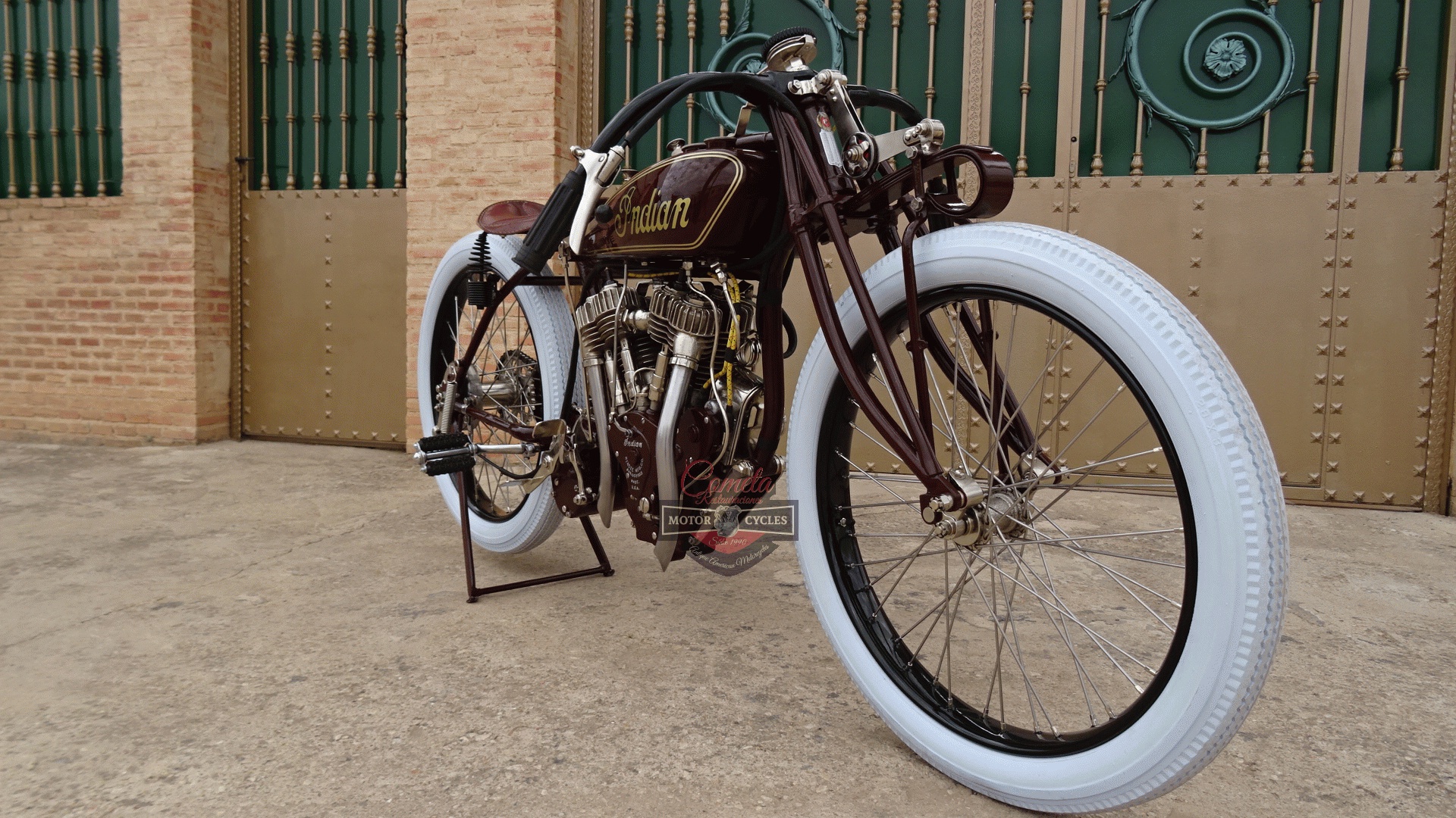 INDIAN POWERPLUS TT RACER AÑO 1920 1000cc