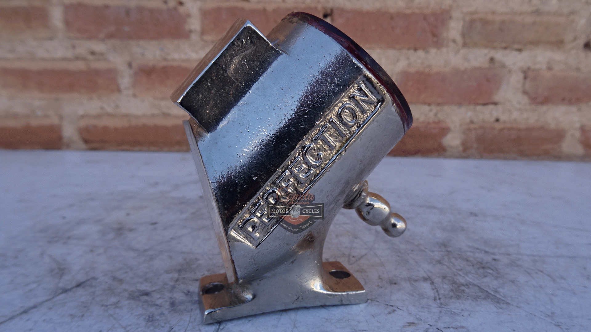 PILOTO TRASERO CARBURO   PERFECTION HARLEY DAVIDSON/ INDIAN / EXCELSIOR / HENDERSON / THOR / READING STANDARD  AÑOS 1910 A 1925 