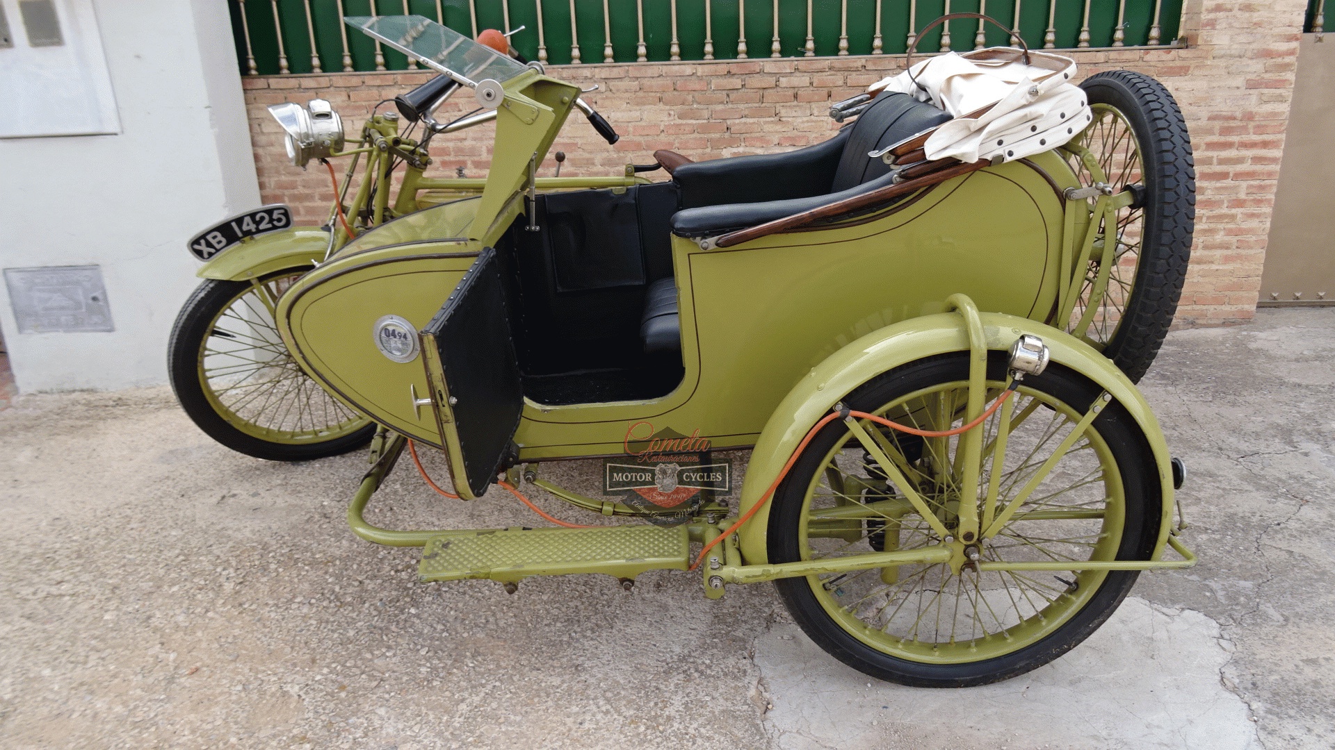 MATCHLESS MODEL H  MOTOR MAG 1000cc IOE CON SIDECAR AÑO 1921 