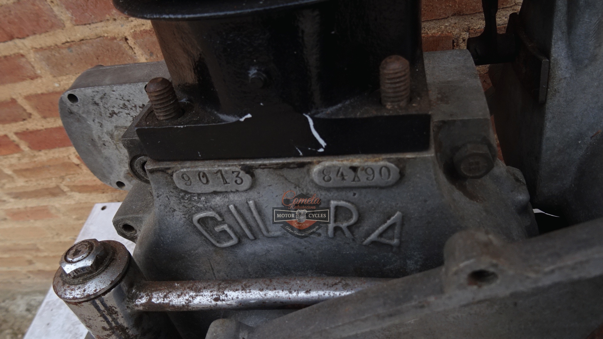 MOTOR CAJA DE CAMBIOS  GILERA MILITAR  500cc VL / LTE / VLTE AÑOS 1936 / 1937 / 1938 / 1939 /