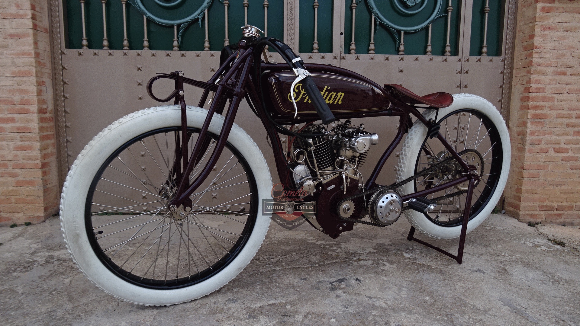 INDIAN POWERPLUS DAYTONA RACER BIG VALVE 1200cc AÑO 1920!