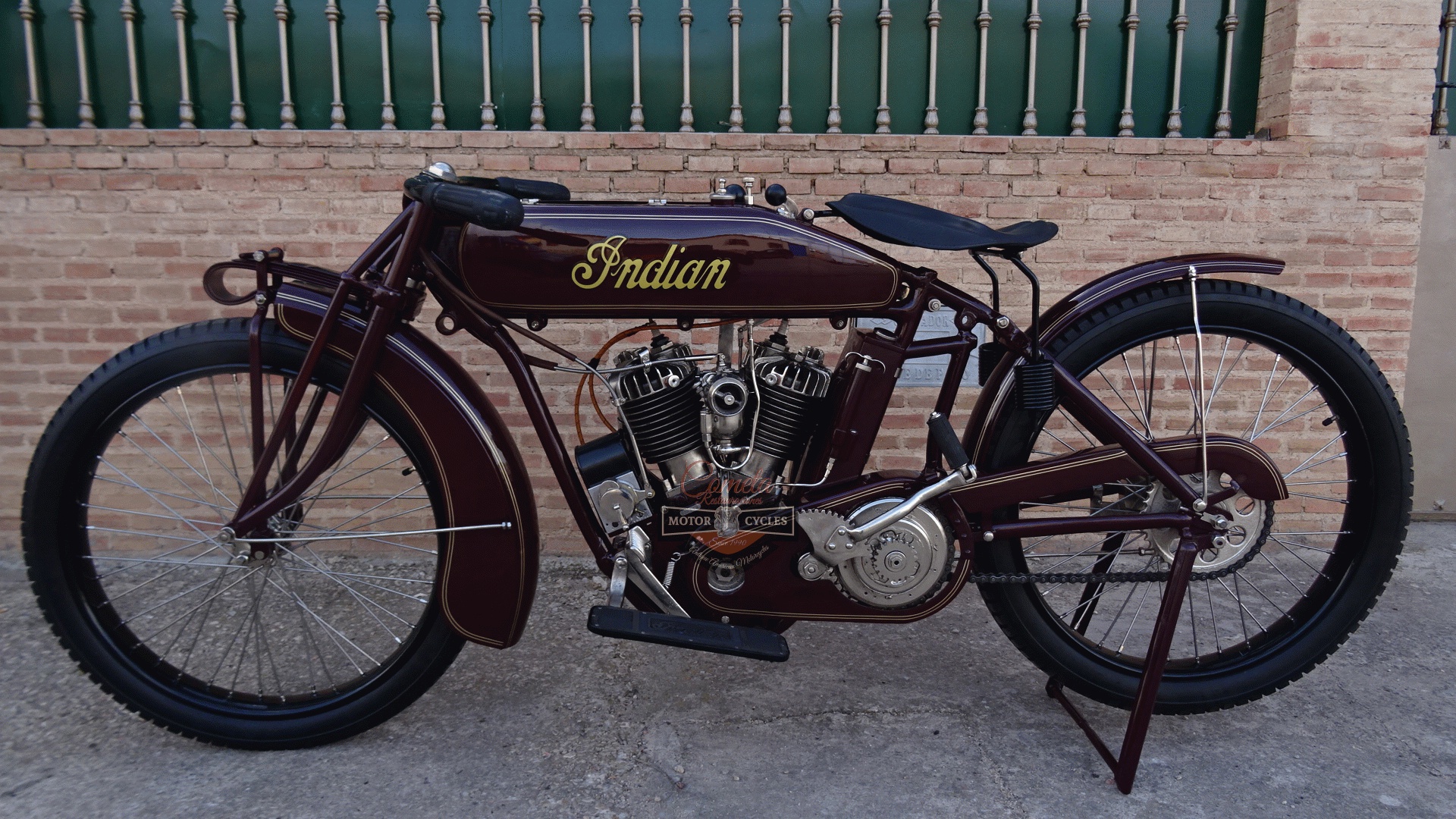 INDIAN POWERPLUS STANDARD RACER 1200cc BIG VALVE AÑO 1920 !